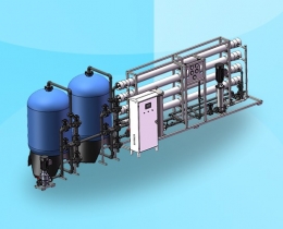 16噸/時反滲透設備 廣西純水設備生產(chǎn)廠家 16噸每小時純水設備
